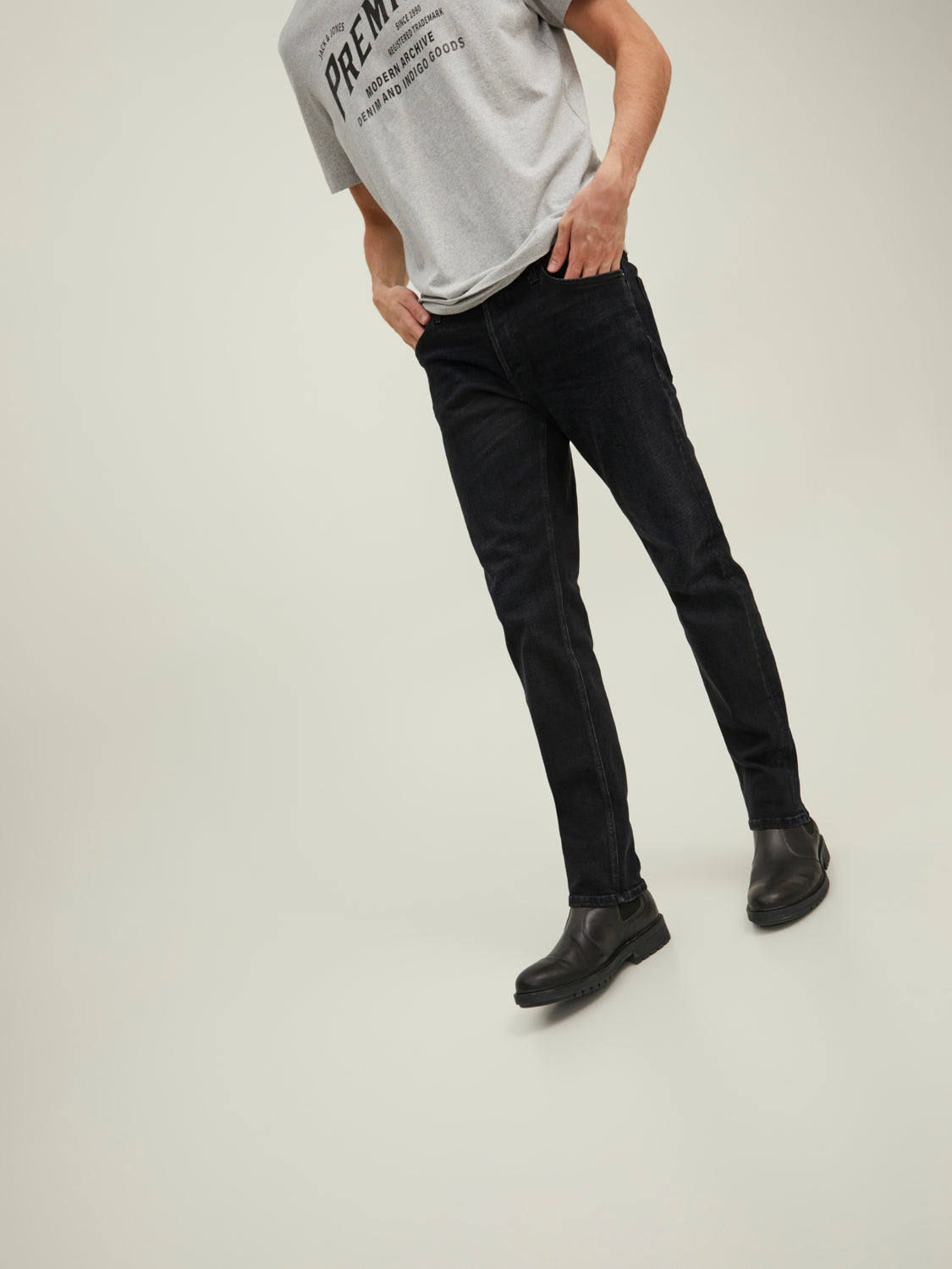 JJIMIKE Jeans - Black Denim